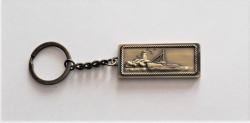 Schlüsselanhänger maritim Halbrumpfmodell ca. 11 cm